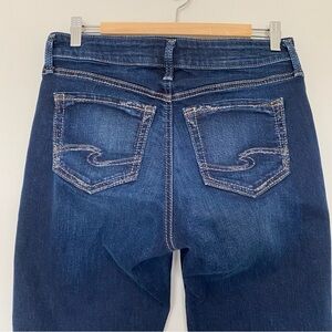 Silver Suki Straight Leg Jeans 31X31 Dark Wash